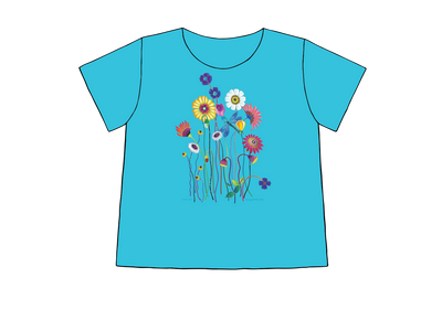 Alone in a Garden | Sabaku Artwear | Unique Silk Screened Apparel Inspired by the Southwest