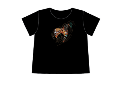 Black Horse | Sabaku Artwear | Unique Silk Screened Apparel Inspired by the Southwest