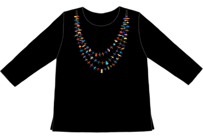 Fetish Necklace | Sabaku Artwear | Unique Silk Screened Apparel Inspired by the Southwest