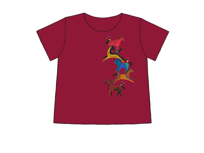 Horseplay | Sabaku Artwear | Unique Silk Screened Apparel Inspired by the Southwest